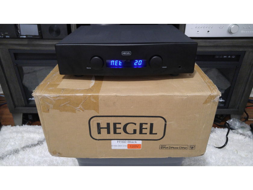 Hegel H160 Integrated w/DAC/Network/Streaming (150/250 w/ch.)only 1 yr old, used only 6 hrs !!!