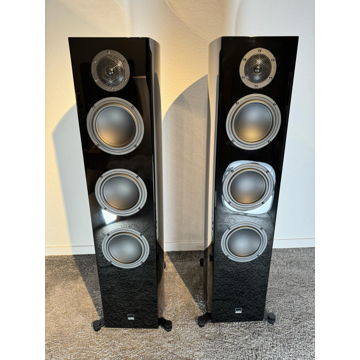 Gauder Akustik Capello 100 DV speakers in black B-Stock