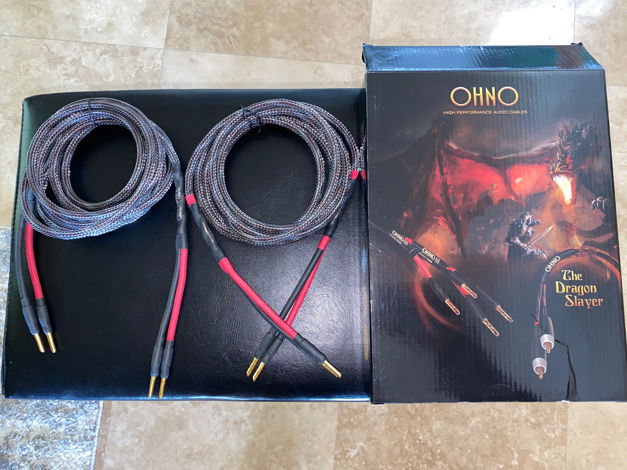 Audience Ohno III- 3 meter Speaker cables pair