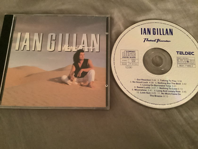 Ian Gillian Deep Purple Solo Import CD Germany Naked Thunder