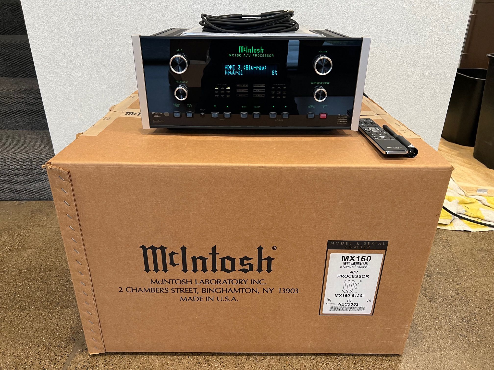 McIntosh MX-160 AV Processor -- * EXCELLENT * Condition...