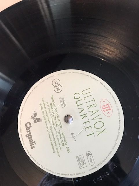 ULTRAVOX Quartet LP Orig 1982  ULTRAVOX Quartet LP Orig... 4
