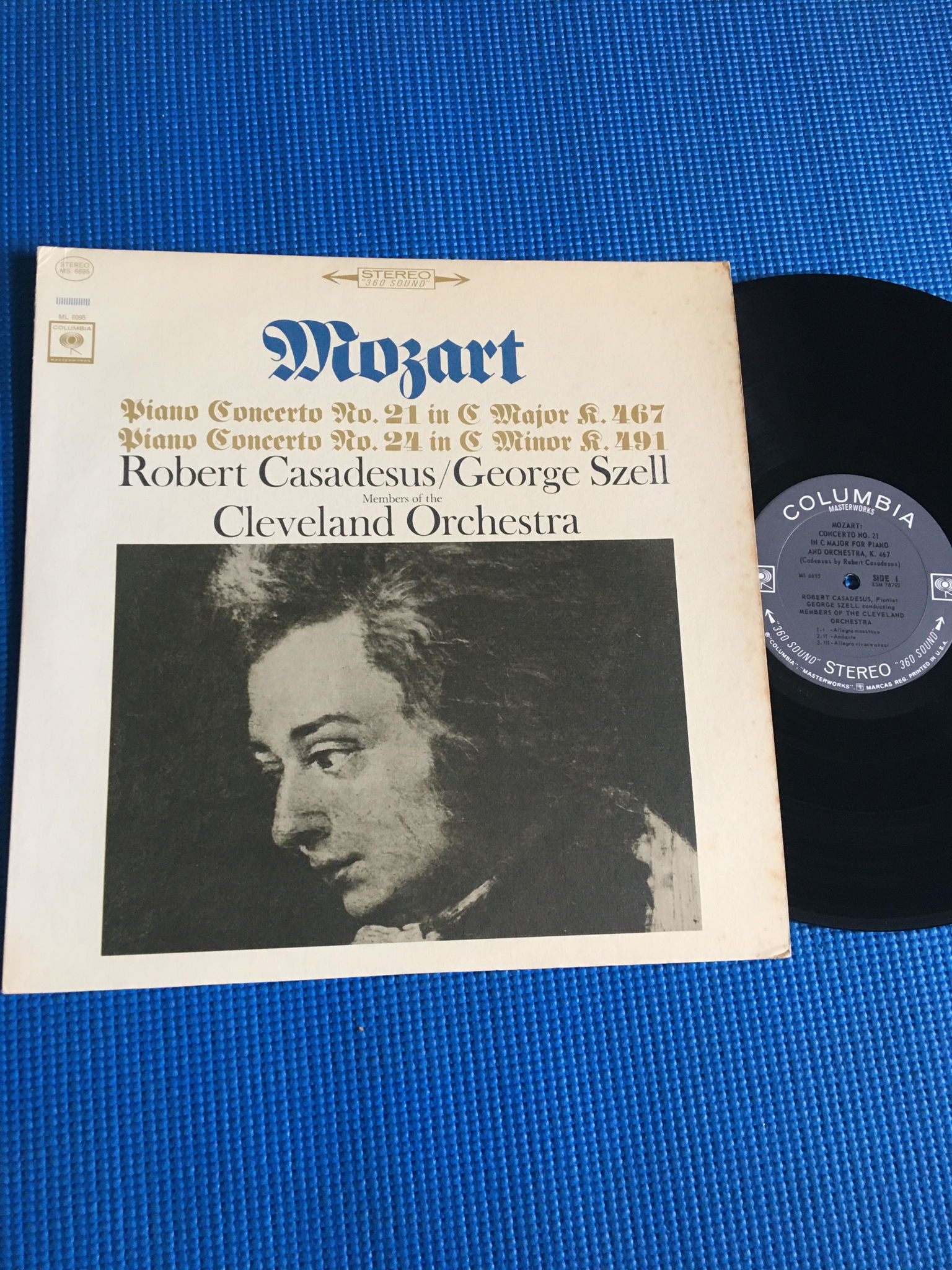 Mozart Casadesus Szell Cleveland orchestra  Lp record p... 2