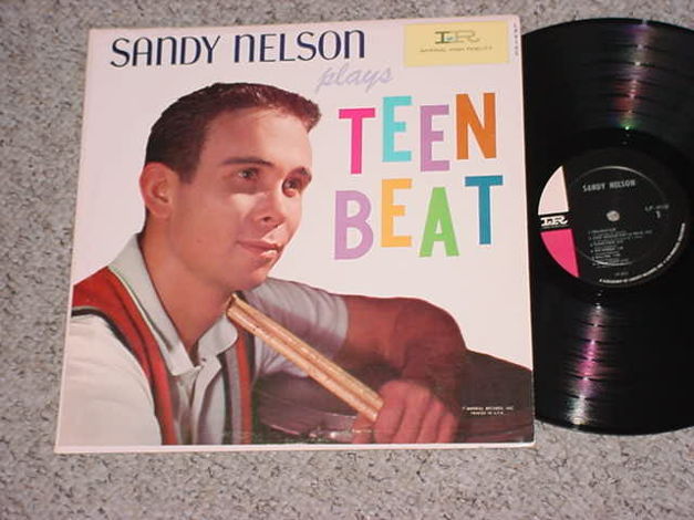 Sandy Nelson plays teen beat - lp record drums see add ...