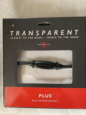 Transparent Audio Plus RCA Interconnect (PSE1) - GEN5 -...