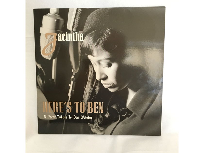 Jacintha "Here's to Ben" 180g GRV1001-1 33RPM Album +12" 45RPM w/Bonus Tracks...$55