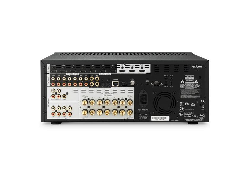 Lexicon RV-9 7.2.4-Ch Home Theater Receiver w/ Class G amplification, Logic7 Immersion, IMAX, Atmos, DTS Master-HD