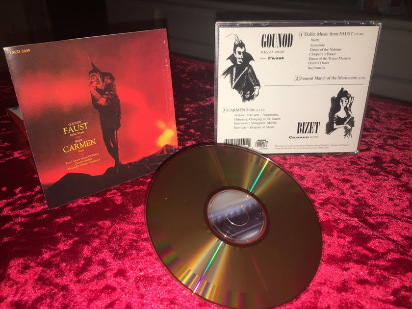 24K Gold CD Gounod Faust Ballet Bizet Carmen Suite Classic Records LSCD 2449
