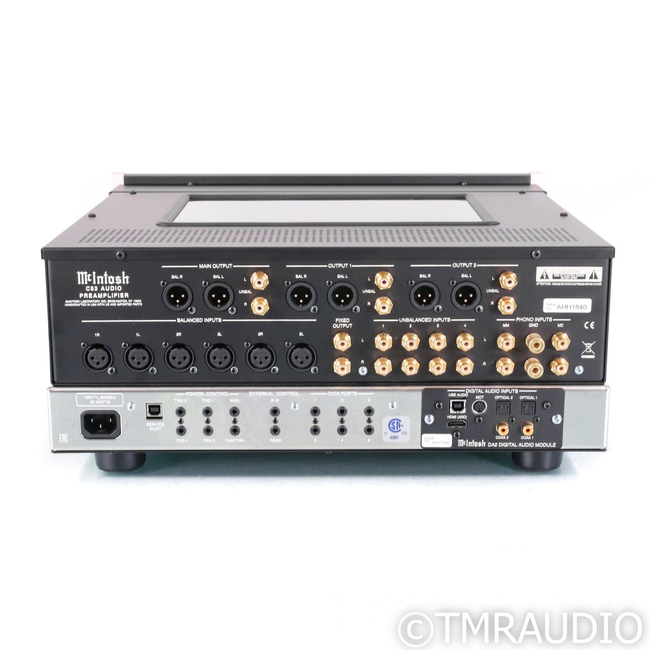 McIntosh C53 Stereo Preamplifier; MM & MC Phono (70202) 6