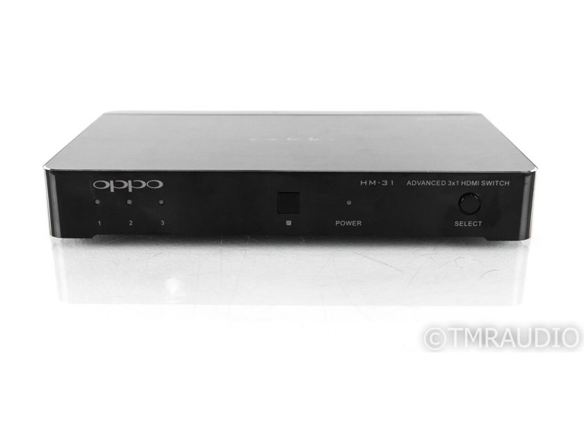 Oppo HM-31 3x1 HDMI Switch; Remote; HM31; 3 HDMI in 1 HDMI Out (21723)