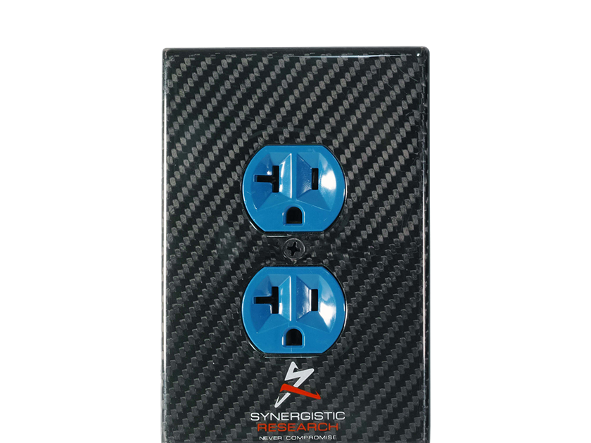 Synergistic Research Carbon Fiber Duplex Cover - NEW - get the most out of your receptacles