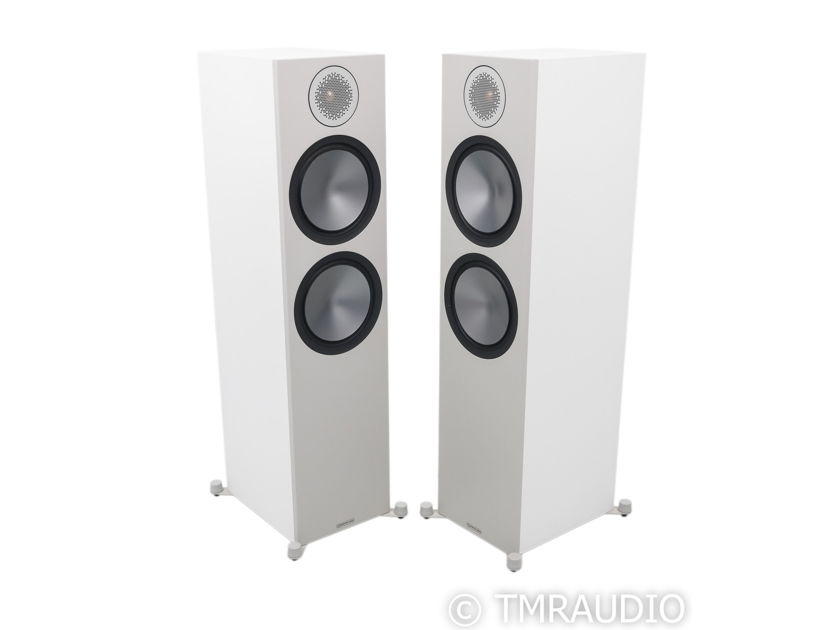 Monitor Audio Bronze 500 Floorstanding Speakers; White Pair (48569)