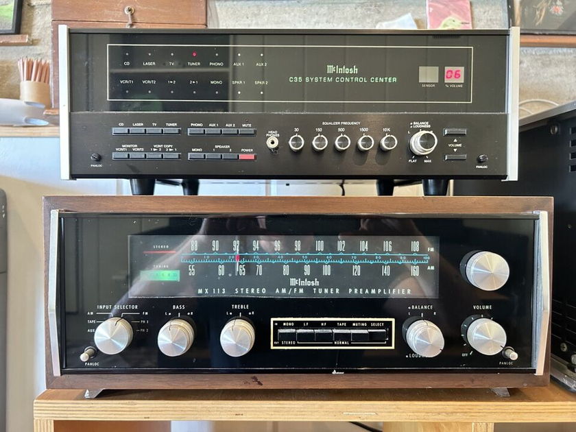 McIntosh DEALER: C35 Control Center and Preamplifier with Remote! Clean!