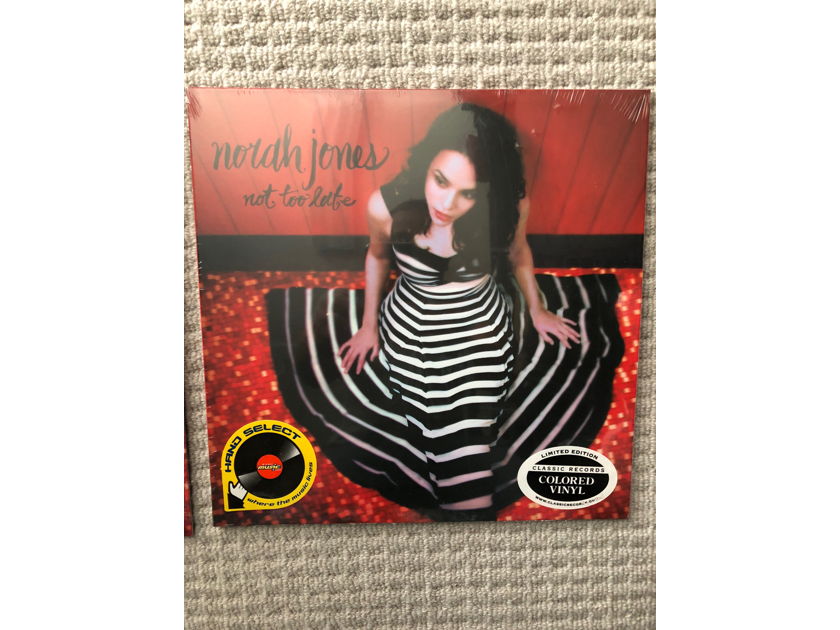Norah Jones  - Not Too Late Sealed Limited Edition Classic Records Red Vinyl # 6 Of 500