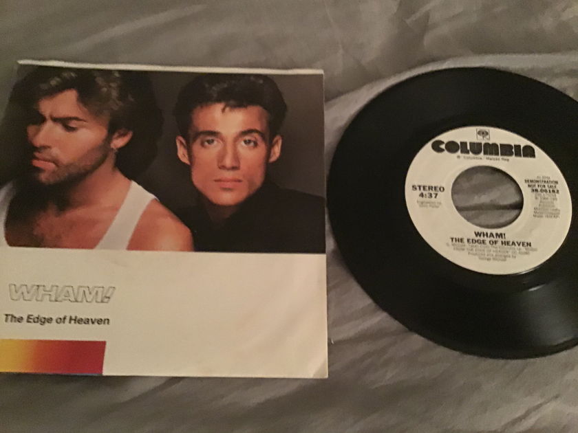 Wham! The Edge Of Heaven Promo 45 With Picture Sleeve