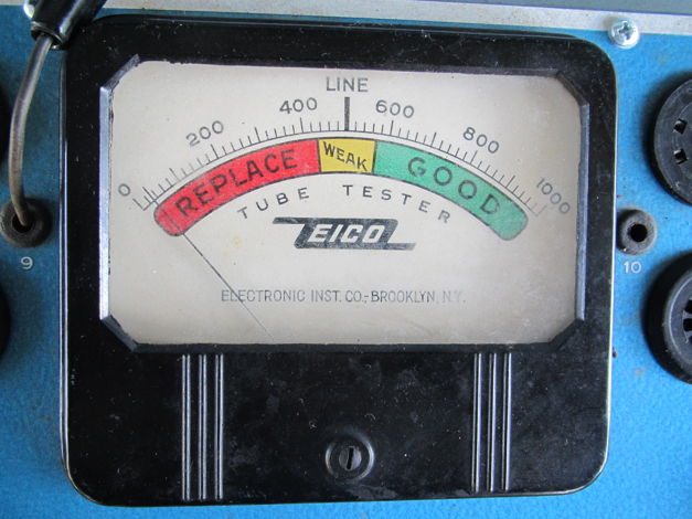 EICO 625 VACUUM TUBE TESTER