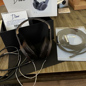 Diana TC Headphones, with 4 pin XLR cable+ Original cab...