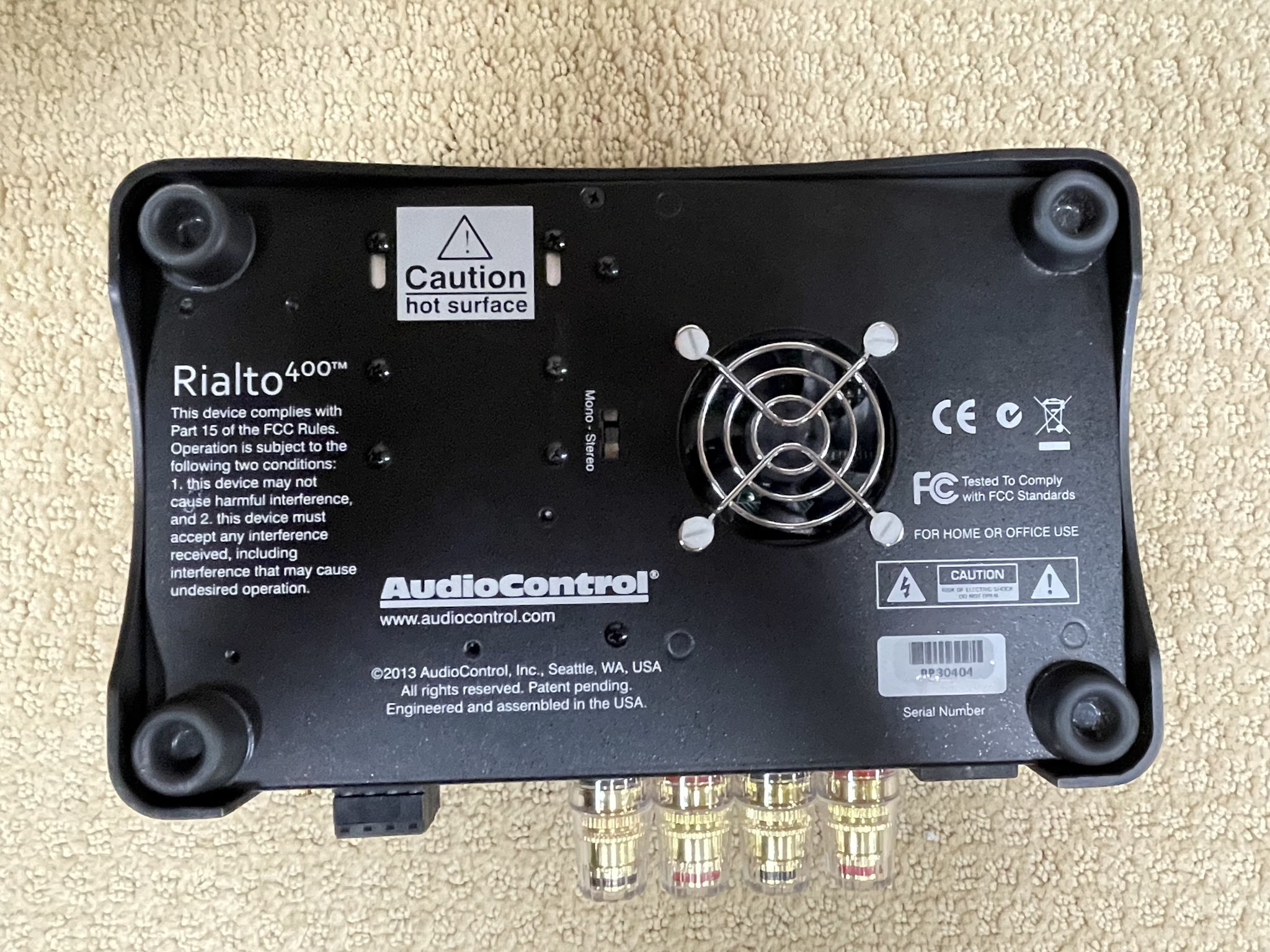 Audio Control Rialto 400 4