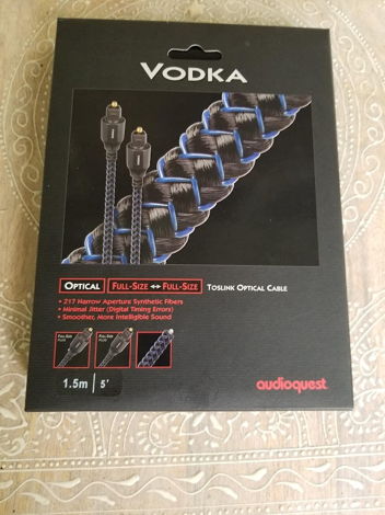 AudioQuest Vodka Toslink Optical Cable 1.5m (5')
