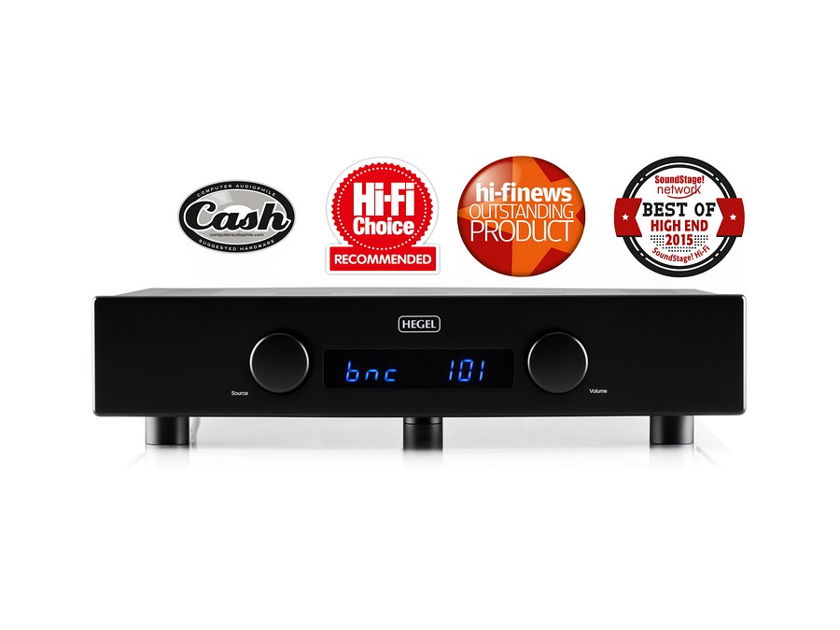 Hegel HD30 D/A-C. Airplay, DLNA, DSD, dual mono – exdemo in black