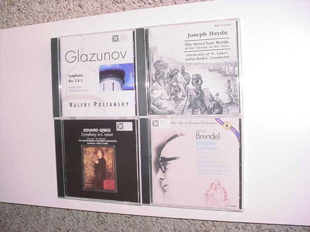 CD LOT OF 4 CD'S Classical MHS Musical Heritage Society...