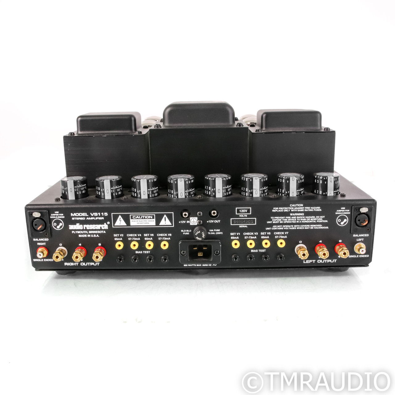 Audio Research VS115 Stereo Tube Power Amplifier (68336) 5