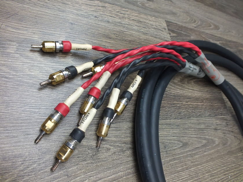 Cardas Golden Reference speaker cables biwired 1,9 metre