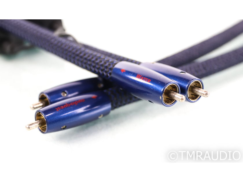 Audioquest Water RCA Cables; 1m Pair Interconnects; 72v DBS (1/2) (43389)
