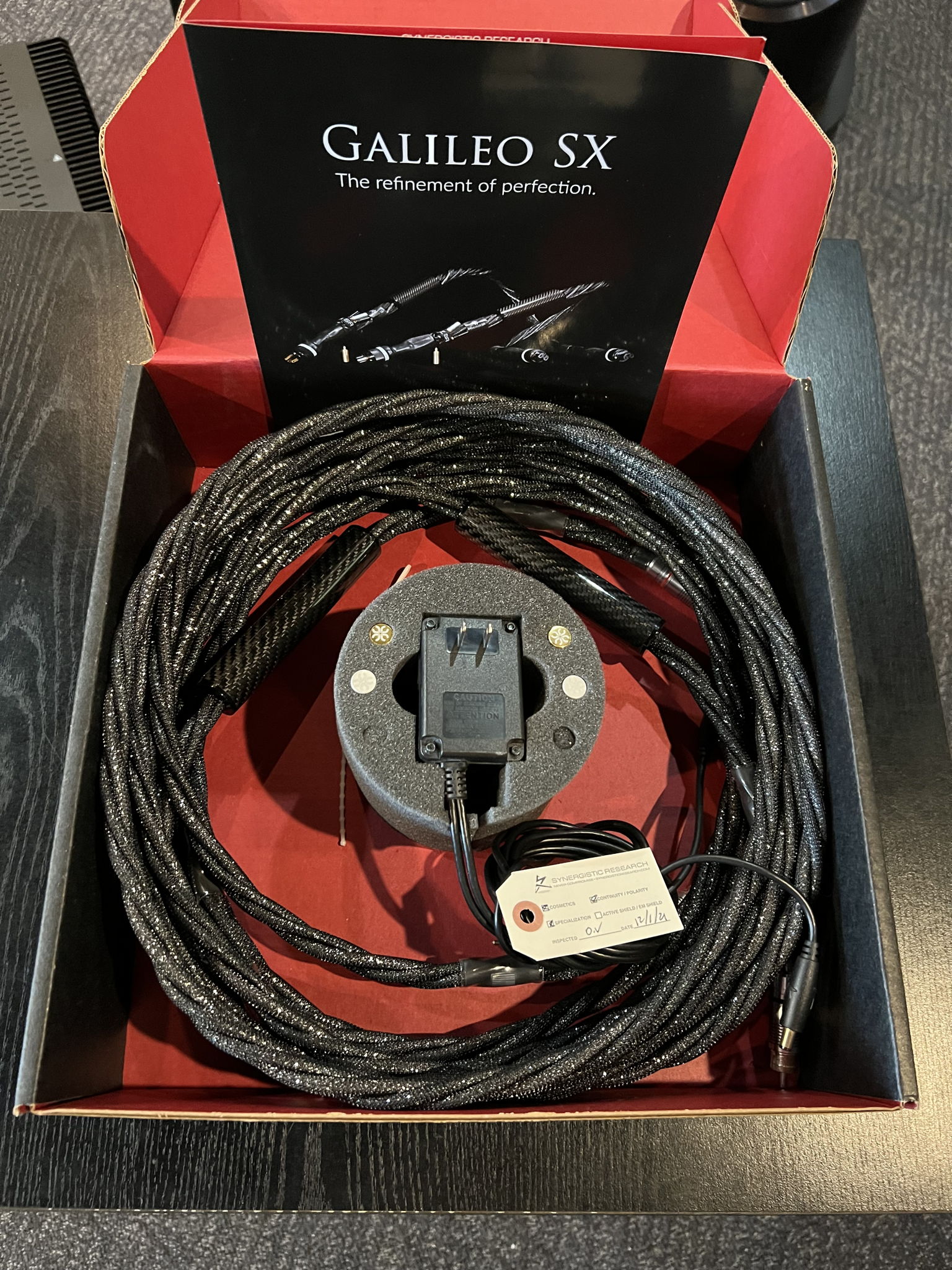 Synergistic Research Galileo SX RCA 5 meter Interconnec...