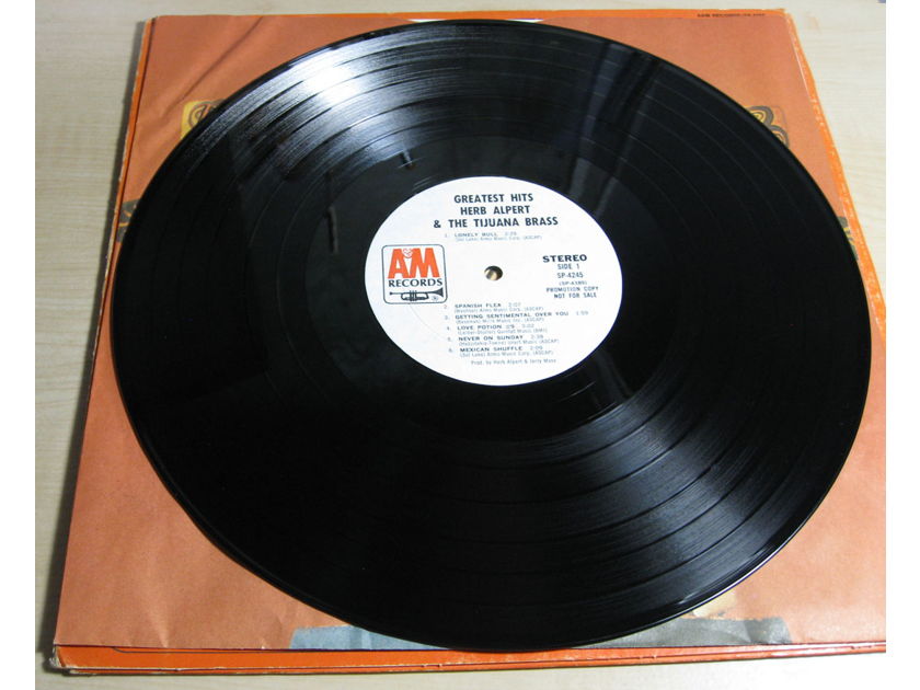 Herb Alpert & The Tijuana Brass - Greatest Hits -  1970 Promo Compilation A&M Records SP-4245