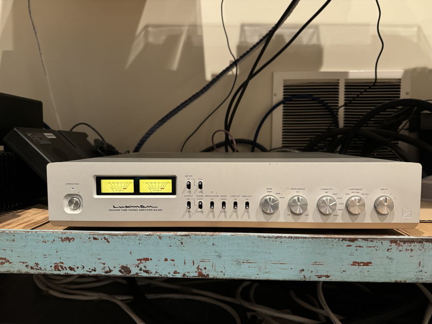 Luxman EQ-500 with upgraded tubes