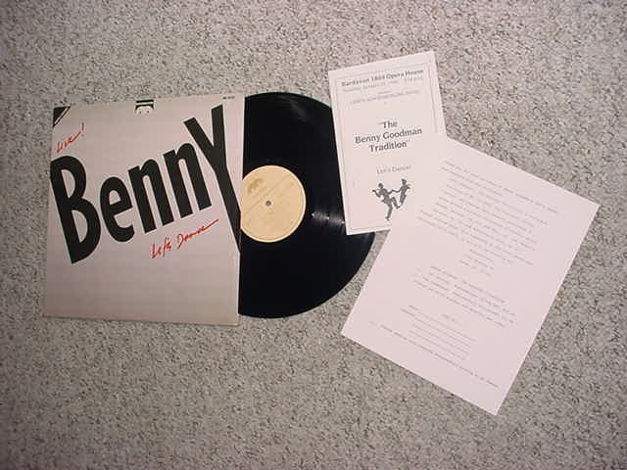 Benny Goodman lets dance live - lp record in shrink wit...