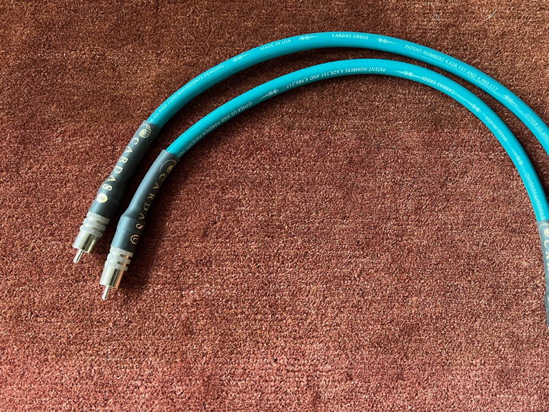 CARDAS  RCAケーブル　1m Cardas Golden Reference RCA Cables; 1m Pair Interconnects