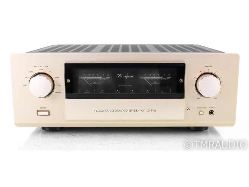Accuphase E-408 Stereo Integrated Amplifier; E480; Remote; DAC; MM Phono; 230V (35650)