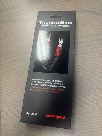 Audioquest thunderbird Biwire- jumpers new