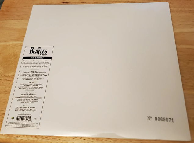 The Beatles The White Album- 2014 MONO vinyl ***NEW***