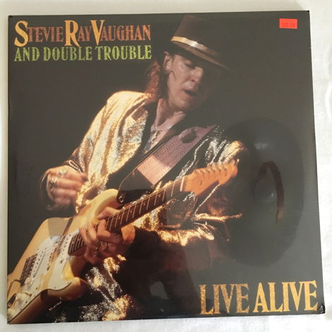SEALED Stevie Ray Vaughan "Live Alive" Orig (1986) U.S...