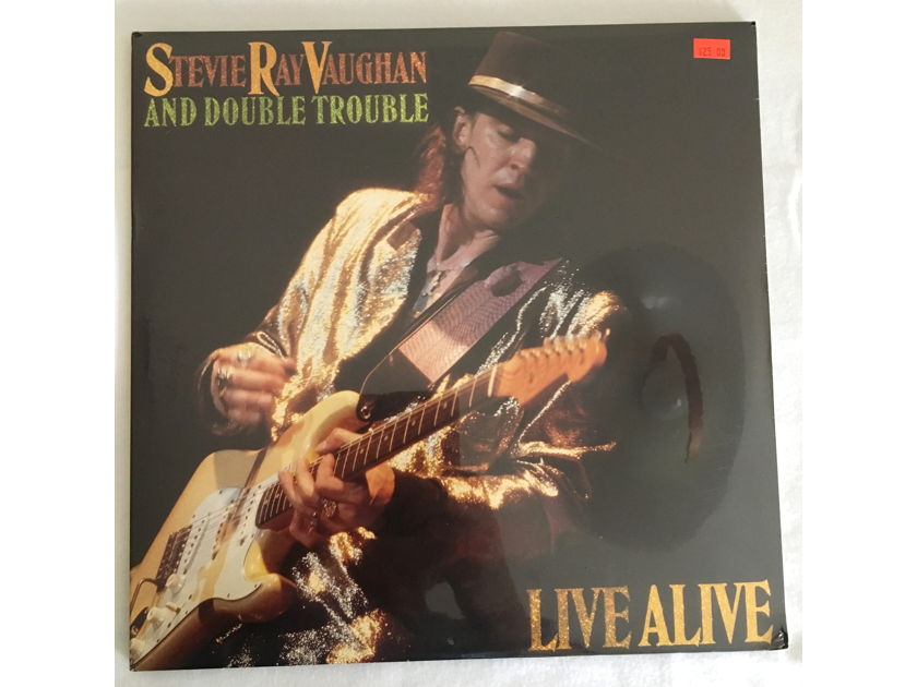 SEALED Stevie Ray Vaughan "Live Alive" Orig (1986) U.S. Epic 2 X LP Gfld...    $35  OBO