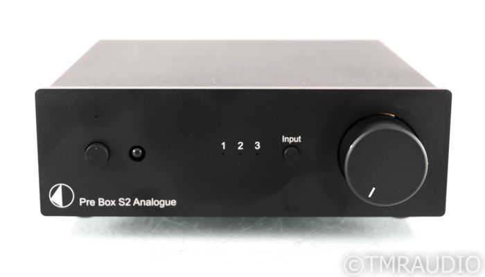 Pro-Ject S2 Analogue Stereo Preamplifier; Black; Remote...