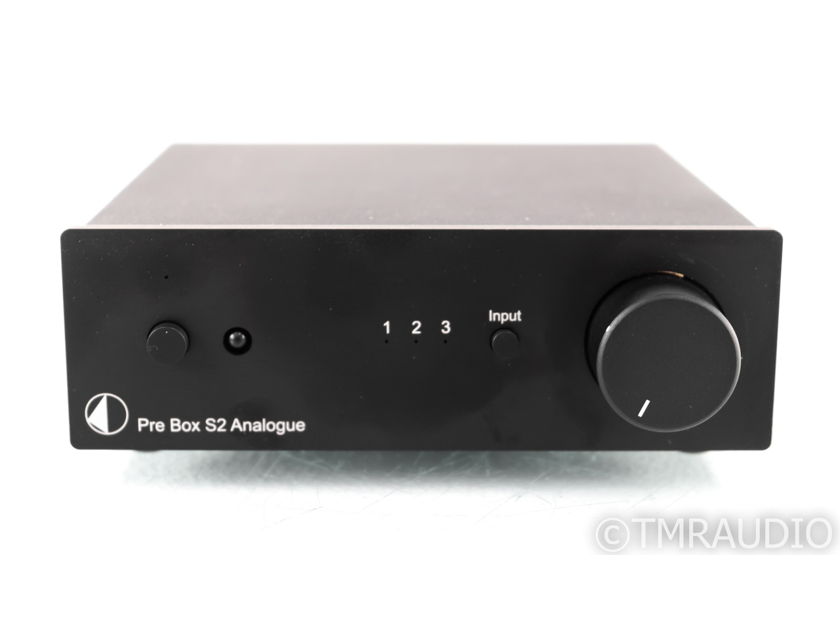 Pro-Ject S2 Analogue Stereo Preamplifier; Black; Remote (31479)