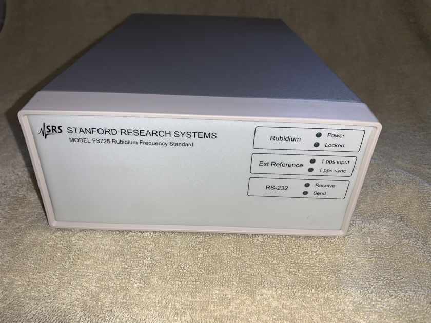 SRS (Stanford Research System) FS 725 reference clock, 10 MHz, 5 MHz rubidium frequency standard