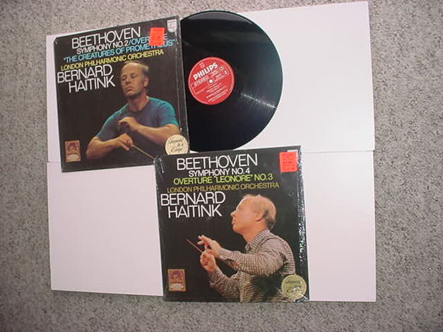 Bernard Haitink 2 lp records Philips classical Beethove...
