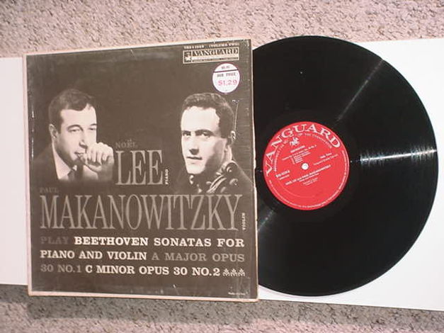 Noel Lee piano Paul Makanowitzky violin lp record in sh...