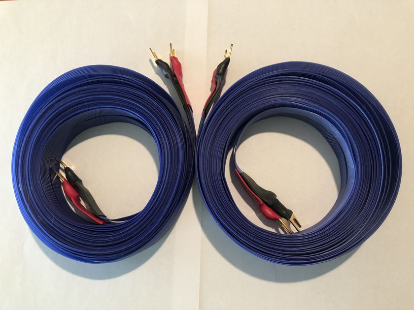 Nordost Blue Heaven 2 Speaker Cables - Left + Right - 29 Feet / 9 Meters - Gold Plated Spades
