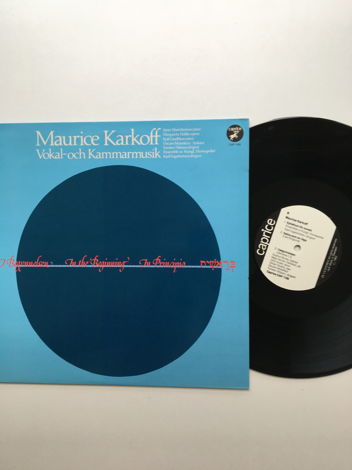 Maurice Karkoff Lp Record  Vokal-och Kammarmusik capric...