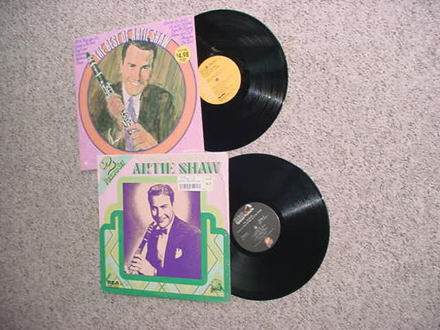 Artie Shaw 2 lp records - big band jazz in shrink