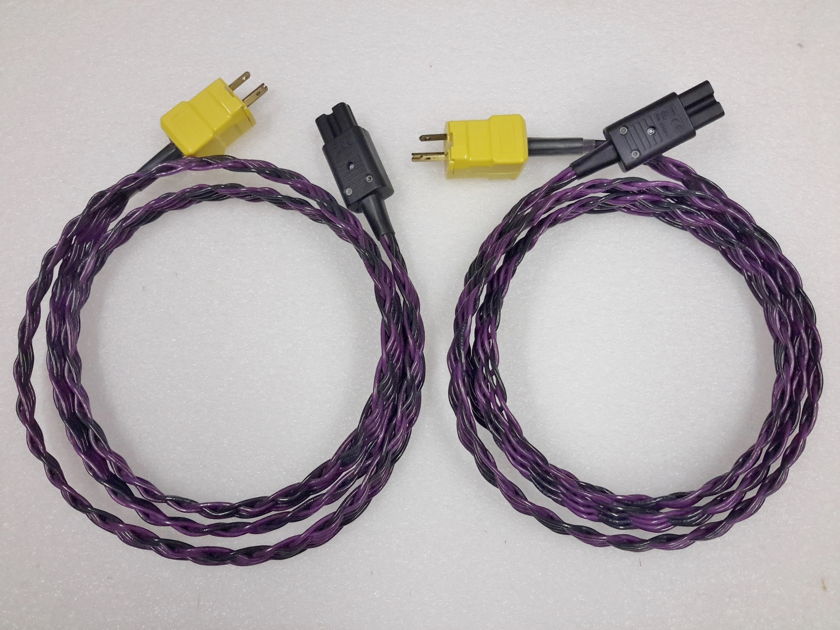 Jena Labs  Power Cords, a Pair( now only one left ). Also a Single Jena Labs Power Cord for Boulder Power Amp...