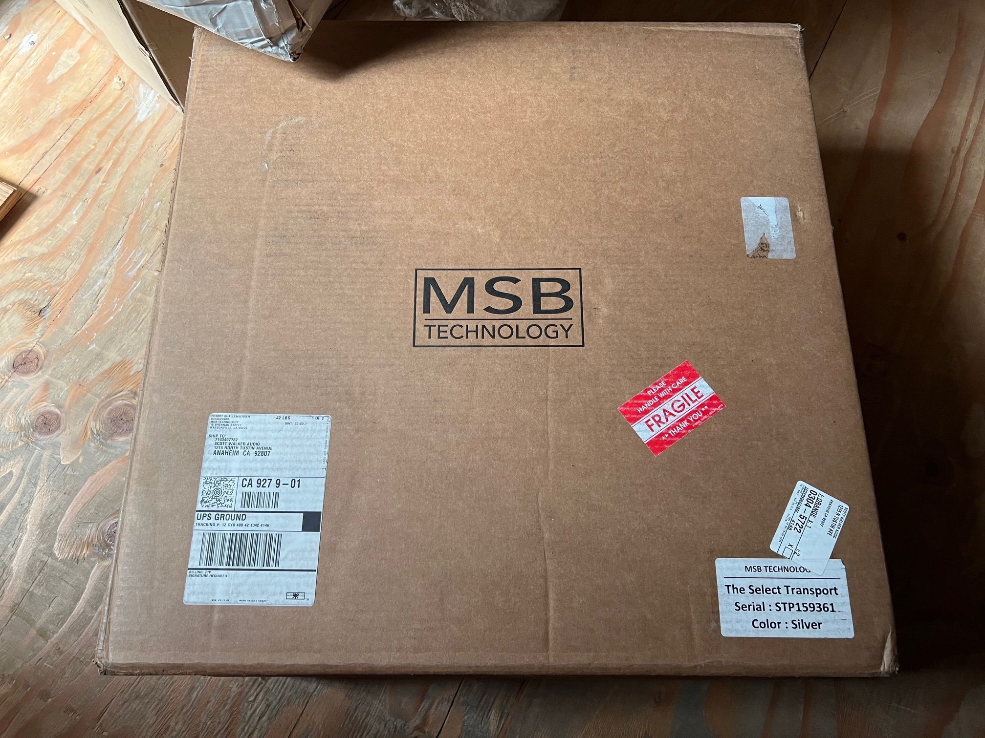 MSB Technology Select Transport -- Excellent Condition ... 9