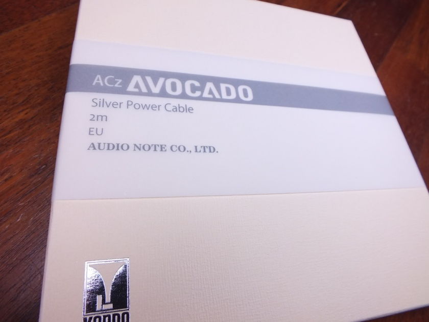 Kondo Audio Note Japan ACz Avocado silver power cables 2,0 metre (2 available)