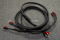 Audioquest Obsidian speaker cables. 8ft BW pair with ba... 2